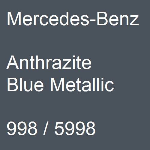 Mercedes-Benz, Anthrazite Blue Metallic, 998 / 5998.